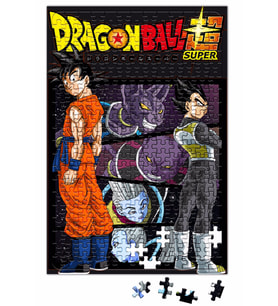 Dragon Ball Super Goku e Vejita Puzzle 240 Parça Yapboz