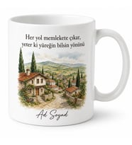 Memleket Güzeldir Temalı Baskılı Kupa Bardak Özel Tasarım Hediye