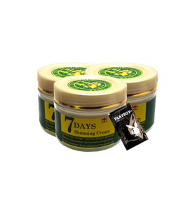 7 Days 100 ml 3 Adet Bacak Karın Yağ Yakıcı Sıkılaştırıcı Krem + Jel Hediye