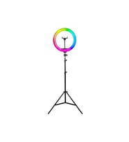 14" RGB Led Halka Işık, Tripod Destekli, Selfie ve Video Işığı