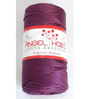 Angel Çanta Aksesuar Mürdüm Renk Polyester Makrome