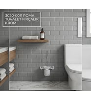 BOCHHİ ROMA TUVALET FIRÇALIK KROM / 3020-0011