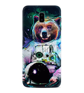 Samsung J6 Plus J7 Prime J7 Pro M20 Kılıf Desenli Silikon Astronot Panda 1755