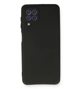 Northcity Samsung Galaxy A22 Uyumlu Kılıf First Silikon - Siyah