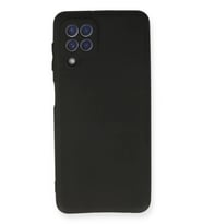 Northcity Samsung Galaxy A22 Uyumlu Kılıf First Silikon - Siyah