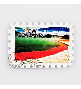 Yeni Zelanda Şampanya Gölü Pul Magnet (Karışık)