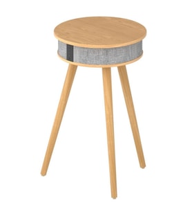 Doppler Kahverengi Barista Bluetooth Hoparlör ve Kablosuz Şarj Özellikli Ayaklı Sehpa