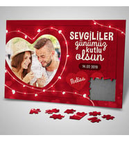 240 Parça Sevgililer Gününe Özel 240 Parça Kişiye Özel Puzzle