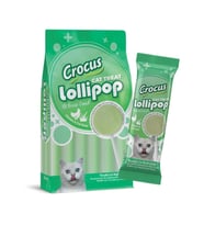 Crocus Tavuklu Ve Kedi Çimli Kedi Lolipop 10x1,4g