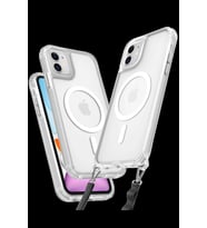 Pilelistore   iPhone 12 Kılıf Enka Magsafe Silikon Kılıf - Şeffaf