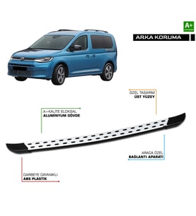 VW Caddy 4 TrimLine Gri Arka Koruma 2020 2021 2022 2023 2024 2025 2026 2027