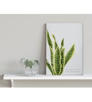 BK Home Green Plant Tasarımlı Kanvas Tablo-2