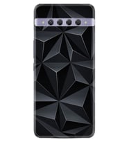 Tcl 10 Plus Kılıf Excode Silikon Desen Özel Seri Prizmalar 1782