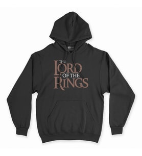 Lord Of The Rings Return Siyah Kapşonlu Sweatshirt Hoddie