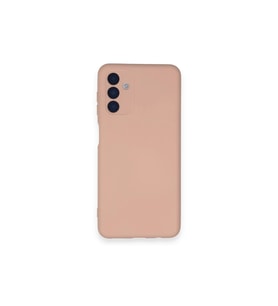 Samsung Galaxy A14 4g Kılıf Nano İçi Kadife Silikon - Pudra