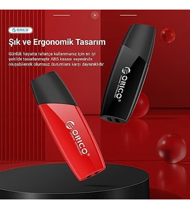 Usb3.2 Gen1 64Gb Usb Bellek Kırmızı
