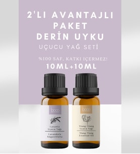 2'li Avantajlı Paket Saç Bakım Lavanta & Ylang-ylang %100 Saf Uçucu Yağı