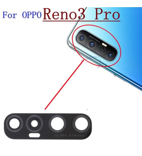 Oppo Reno 3 PRO Arka Kamera Camı Lens Yapışkanlı
