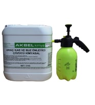 AKBEL ARAÇ BUZ ÇÖZÜCÜ VE ÖNLEYİCİ KİMYASAL 5 KG+UYG.APARATI