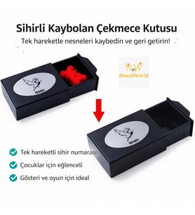 Nessiworld Herşeyi Kaybeden Sihirli Kutu Sihirli Çekmece 3x10x7 cm