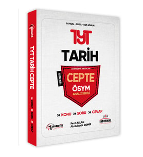2025 YKS-TYT TARİH CEPTE KONU-SORU-CEVAP ÖSYM ANALİZ SERİSİ