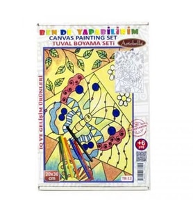 Artebella Mandala Tuval Boyama Seti 20*30 cm Tb-12