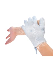 Schulzz Peeling Cilt Rahatlatıcı Banyo Tipi Kese Lif Dokulu Eldiven Tekli Small 20 CM