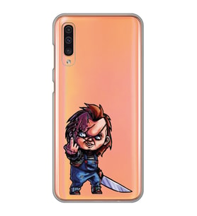 Samsung Galaxy A50 - A30S - A50S Uyumlu Chucky Tasarımlı Şeffaf Telefon Kılıfı