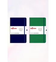 2'li Rec Note Defter Seti 13x21 Yeşil&Lacivert