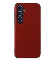 Pilelistore   Samsung Galaxy S23 FE Kılıf Loop Deri Silikon - Kırmızı