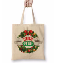 Friends Central Perk 02 Bez Çanta Uzun Saplı