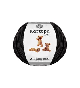 Amigurumi Örgü İpi Siyah K940