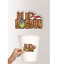 Dinozor Konseptli Sticker (Yapışkanlı Kağıt)