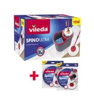 Vileda Spino Ultra Otomatik Temizlik Seti + 2 Yedek Paspas