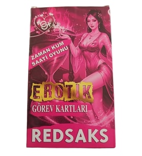 RedSaks Zaman Kum Saati Çiftler Oyunu - 1 Dakikalık Tutku ve Eğlence Görev Kartlarıyla Romantik Oyun Seti