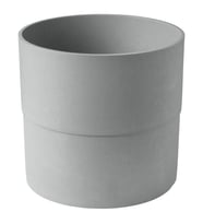 Plastik saksı, gri, 32 cm