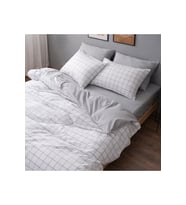 Çift Kişilik Nevresim Takımı 200x220cm 4 Yastık Kılıfı Lastikli Çarşaflı 180x200+25