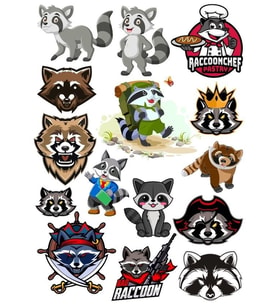 Racun Sticker Set-2 15 Parça Telefon, Tablet, Defter, Laptop Sticker