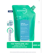 Bioderma Sebium Foaming Gel Refill Yağlı ve Akne Eğilimli Ciltler, Temizleme Jeli Yeniden Dolum Paketi 400ml