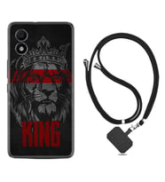 TCL 303 Kılıf Resimli Boyun Askılı İpli Desenli Silikon Series King 1894