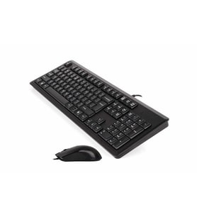 A4 Tech Kr-9276 Q Usb Fn Multimedya Klavye+Optik Kablolu Mouse Set