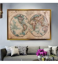 Altın Çerçeveli dekoratif tablo a1039 (Gold)