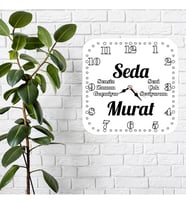 Sensiz Zaman Geçmiyor Size Özel Duvar Saati