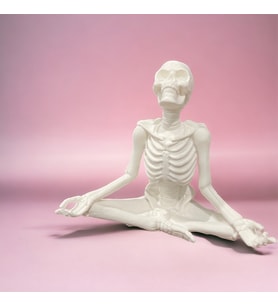 Yoga İskelet Meditasyon Biblo