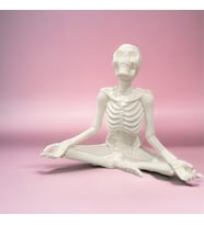 Yoga İskelet Meditasyon Biblo