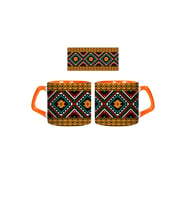 Ghostbastır Design Otantik Desenli Kupa Bardak Tek Adet 0345