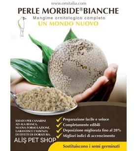 Ornitalia Perle Morbide Kuş Maması Nemlendiricisi Bianco 1 Kg (Bölünmüş)
