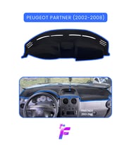 PEUGEOT PARTNER (2002-2008) Uyumlu Torpido Örtüsü Çatlama ve Isıya Karşı Tam Koruma A5