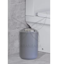 Çöp kovası gri 6.4 lt (Brasil model)