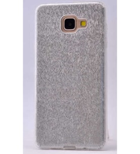 Samsung Galaxy A8 2016 Uyumlu Kılıf Zore Shining Silikon (Gümüş)